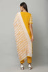 Embroidery Straight Yellow Kurta, Pant with dupatta set