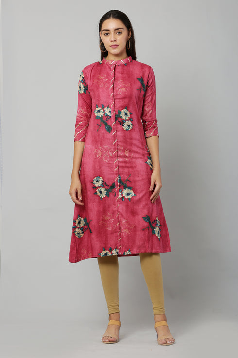 Floral Printed Daily Wear Kurta