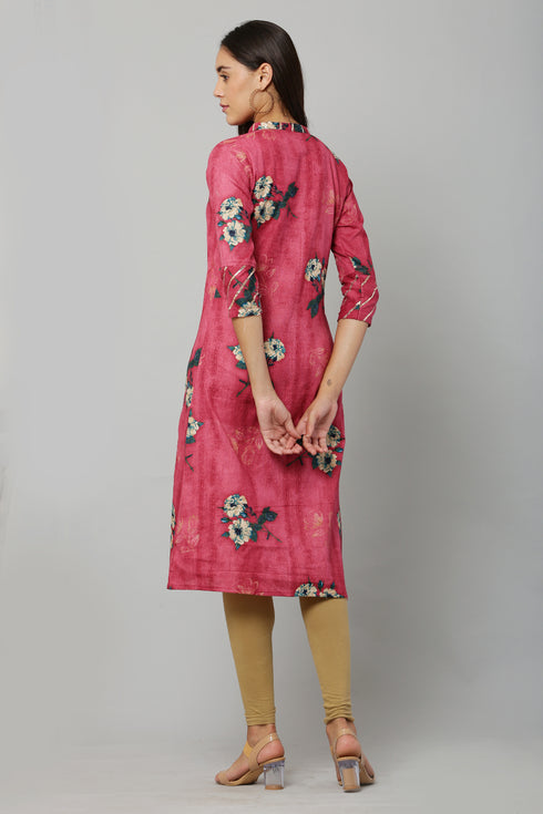 Floral Printed Daily Wear Kurta