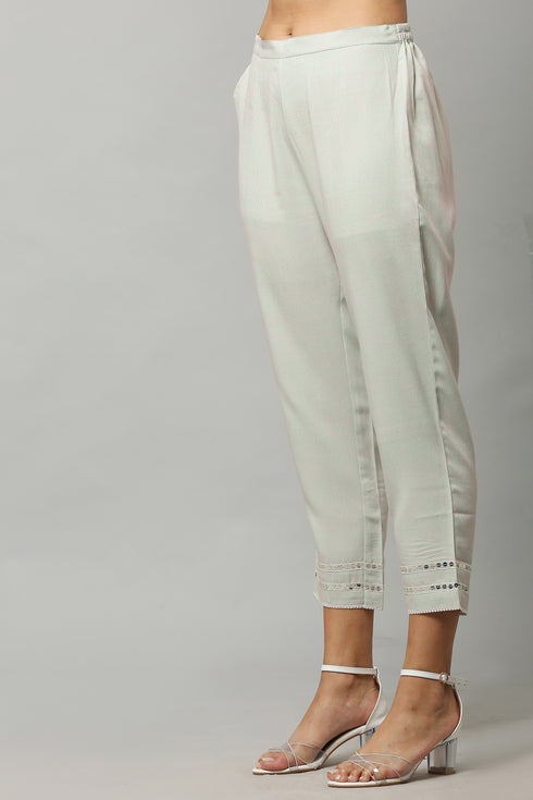 Women Cotton Chex Stripe Printed Kurta Pant Set