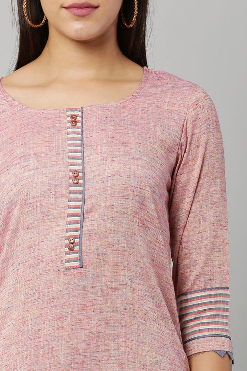 Solid Straight Kurta and Palazzo set