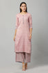Solid Straight Kurta and Palazzo set