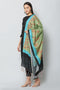 Women’s Art Silk Printed Green Dupatta