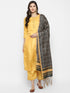 Women Yellow Gotta Patti Kurta with Palazzos & With Dupatta