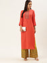 Orange Kurta and Palazzo Set