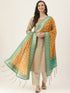 Jacquard Woven Mustard Women Dupatta