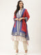 Jacquard Woven Red Women Dupatta