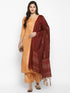 Women orange Gotta Patti Kurta with Palazzos & With Dupatta