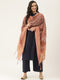 Muslin Printed Brown Women Dupatta