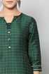 Women Taffeta Kurta Set With Dupatta (Green)
