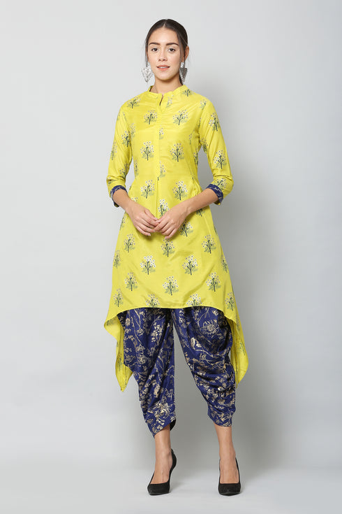 Women Dhoti & Kurta Set Muslin