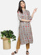 Grey Rayon Casual Kurta