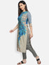 Women Rayon Printed Straight Kurta