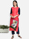 Women Red Casual Kurta