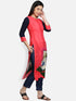 Women Red Casual Kurta
