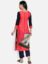 Women Red Casual Kurta