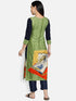 Women Green Casual Kurta