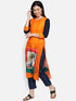 Women Orange Casual Kurta