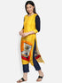 Women Yellow Straight Casual Kurta