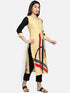 Women Yellow Straight Printed Kurta