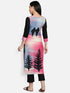 Rayon Multi Color Printed Casual Kurta