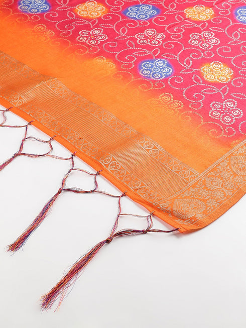 Jacquard Woven Rani Women Dupatta