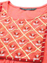 Embroidery Kurta and Palazzo Set Rayon (Orange)