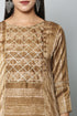 Women Kurta and Pant Set Polyester Blend