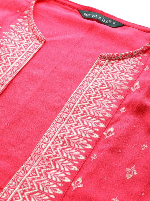 Women Rayon Printed Kurta Sharara Set