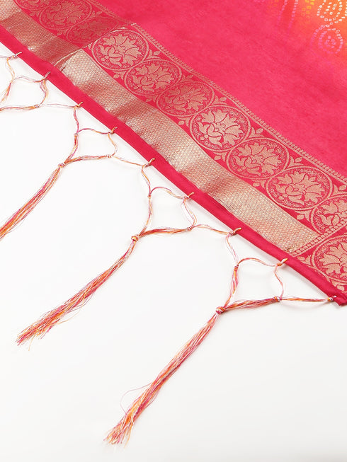 Jacquard Woven Multi Women Dupatta