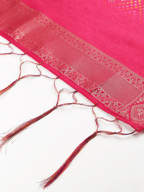 Jacquard Woven Rani Women Dupatta