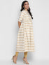Women Printed Cotton Blend A-line Kurta
