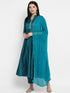 Women Straight Soft Taffeta Butti Kurta Suit Set