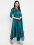 Women Straight Soft Taffeta Butti Kurta Suit Set