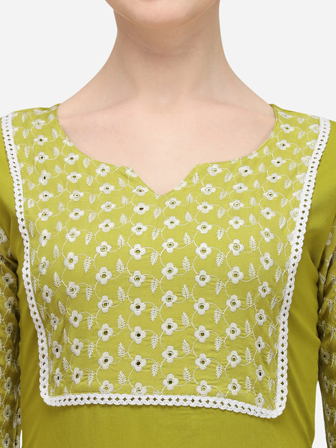 Women Sifly Work Kurta and Pant Set - Liril