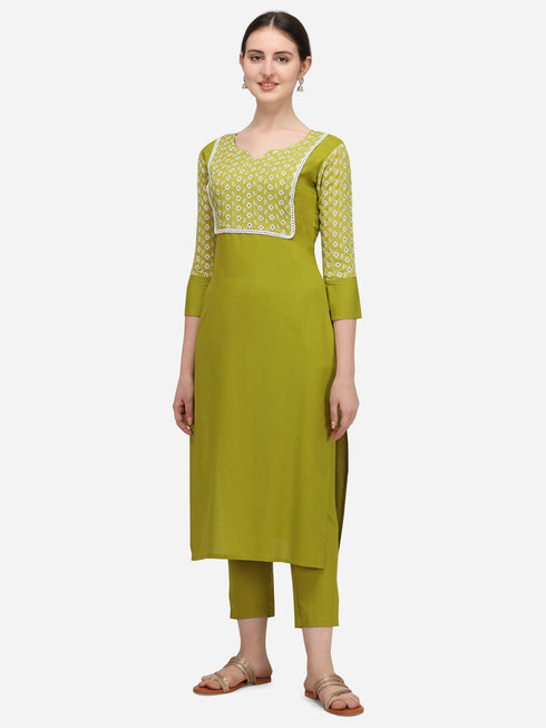 Women Sifly Work Kurta and Pant Set - Liril