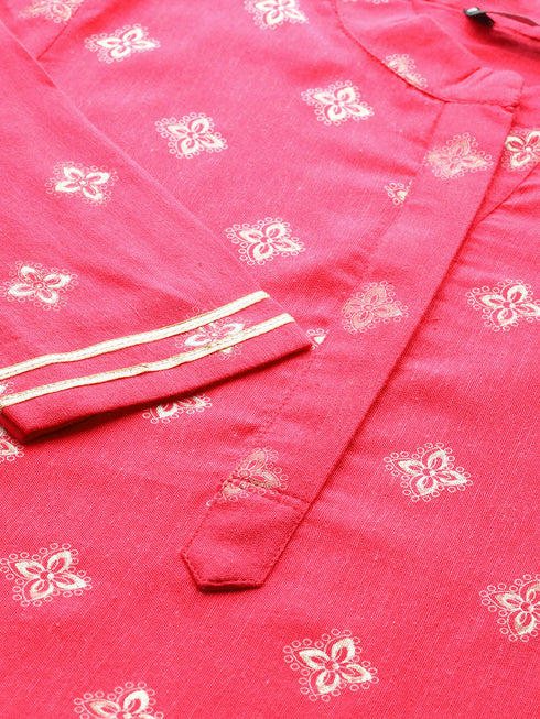 Women Rayon Printed Kurta Sharara Set