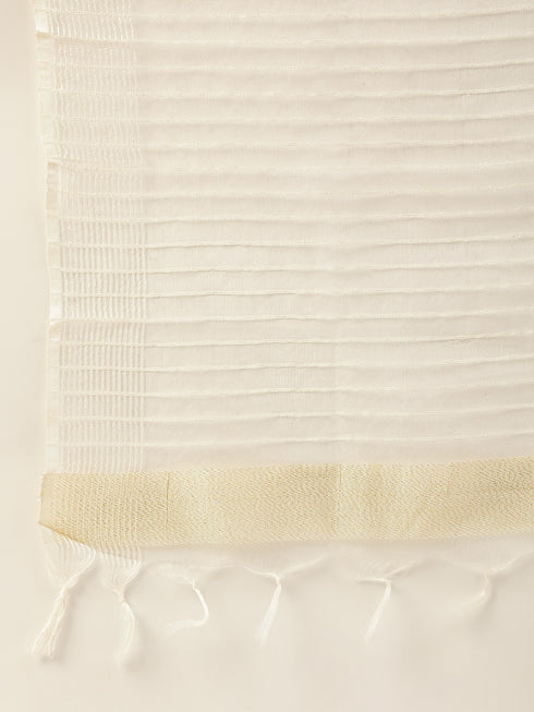 Red Cotton Blend Straight Kurta Suit Set