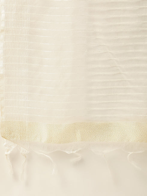 Navy Blue Cotton Blend Straight Kurta Suit Set