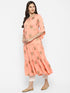 Women Floral Print Rayon A-line Kurta