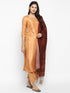 Women orange Gotta Patti Kurta with Palazzos & With Dupatta