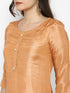 Women orange Gotta Patti Kurta with Palazzos & With Dupatta