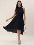 Solid Rayon A-Line Western Dresses