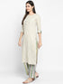 Stripe Multicoloured Cotton Kurta & Palazzo Set