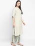 Stripe Multicoloured Cotton Kurta & Palazzo Set