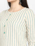 Stripe Multicoloured Cotton Kurta & Palazzo Set