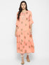 Women Floral Print Rayon A-line Kurta