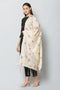 Women Art Silk Embroidery Cream Digital Printed Dupatta