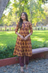 Women Chanderi Digital Printed Kurta Trouser Set