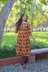 Women Chanderi Digital Printed Kurta Trouser Set